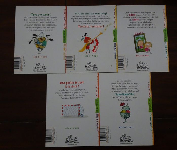 Lot de 5 livres d’apprentissage enfant MILAN Benjamin dès 6 -7 ans - photo numéro 2