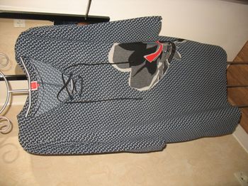 ROBE BLEUE A MOTIFS BLANCS "MISS CAPTAIN" - TAILLE 44 - n°04