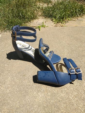 Sandales bleues