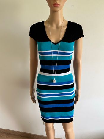 Robe rayée à manches courtes Morgan taille S comme neuve