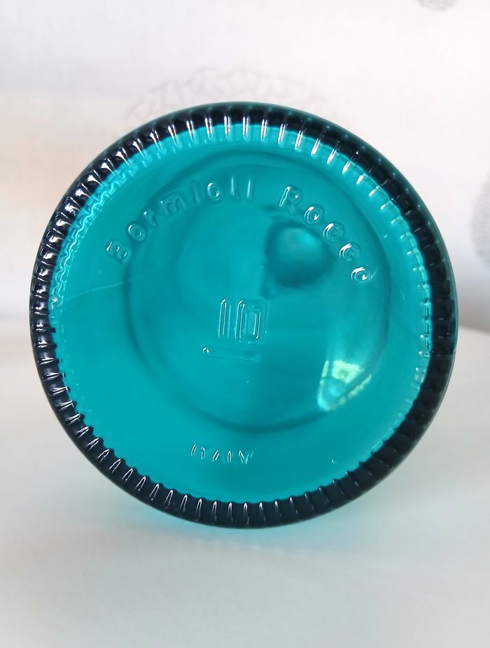 Bouteille en verre turquoise, Bormioli Rocco - photo numéro 5