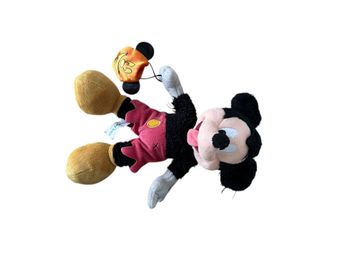 Peluche Mickey Mouse Loup Garou Halloween Disney Parks Disneyland citrouille 30 cm