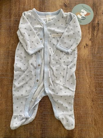 Pyjama en velours C&A bébé garçon 3 mois