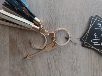 Porte-clefs bijoux Lune