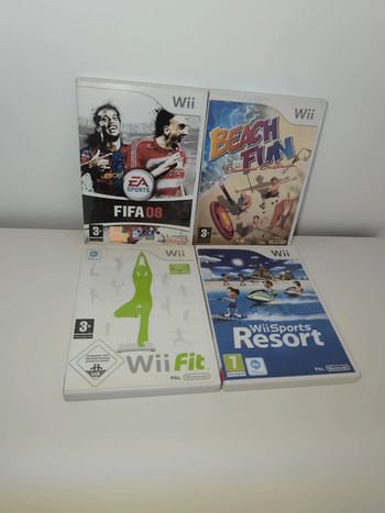 Wii - lot de 4 jeux