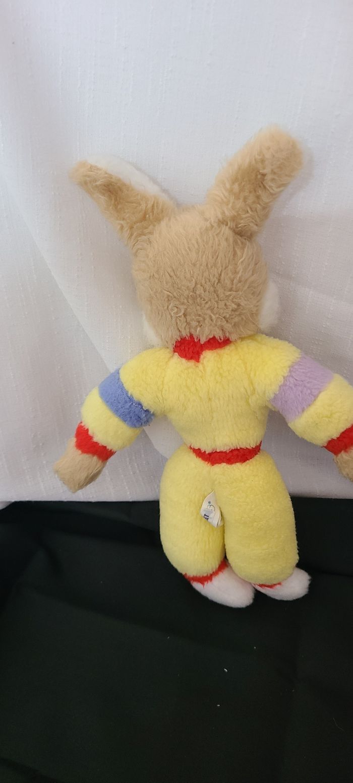 lapin nounours sportif ancienne peluche lapin - photo numéro 2