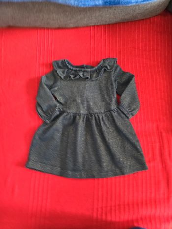 Robe petit paillette doré