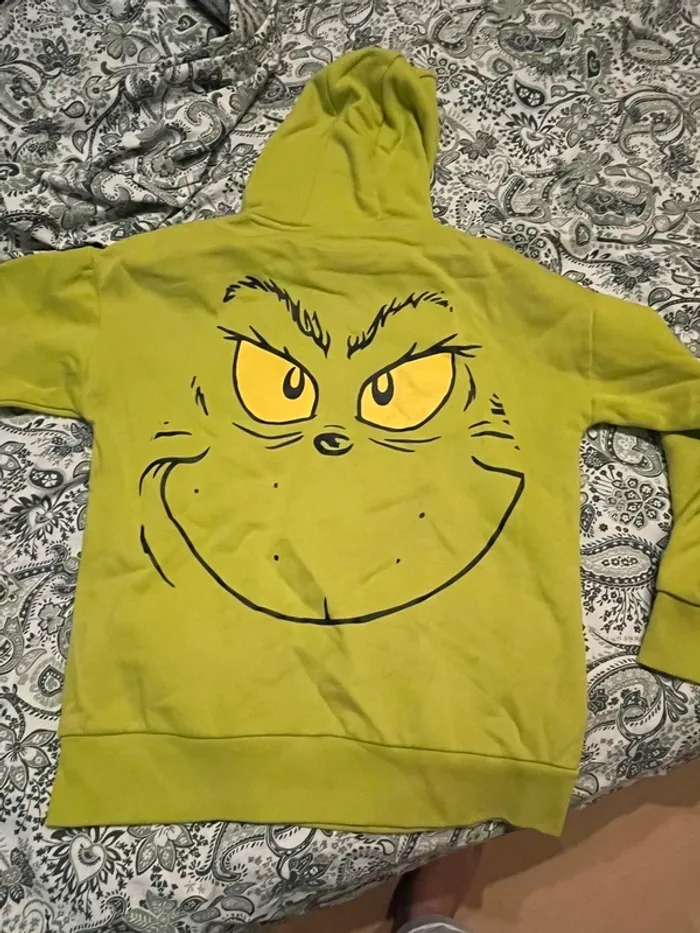 Pull à capuche Grinch 11-12 ans - photo numéro 3
