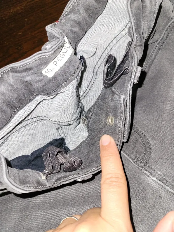 Jeans regular gris - photo numéro 3