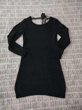 Robe hiver pull maille noir in extenso taille 38