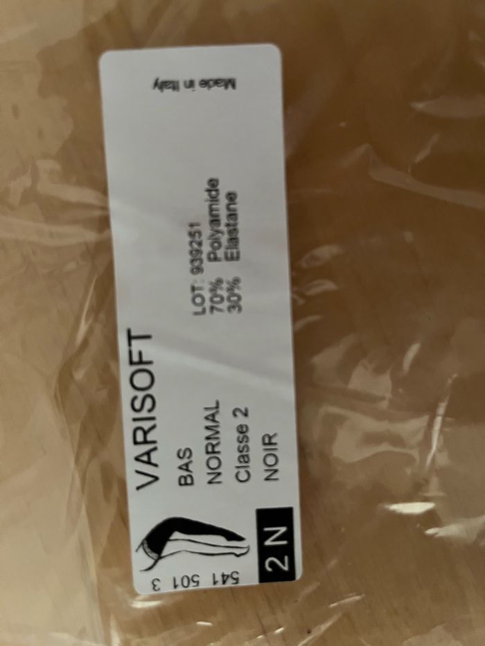 Bas de contention noir - photo numéro 2