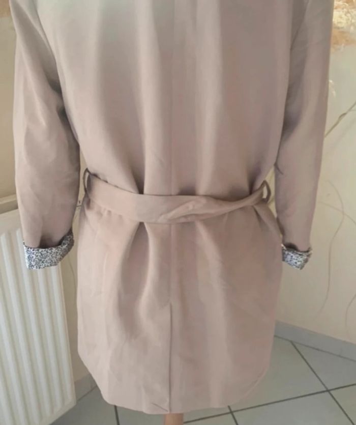 Trench léger court, beige, h&m - photo numéro 14