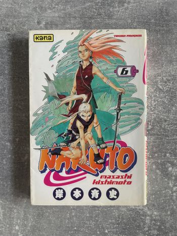 Manga Naruto tome 6 en version française.