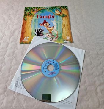 LaserDisc Walt Disney Bambi Les Grands Classiques PAL