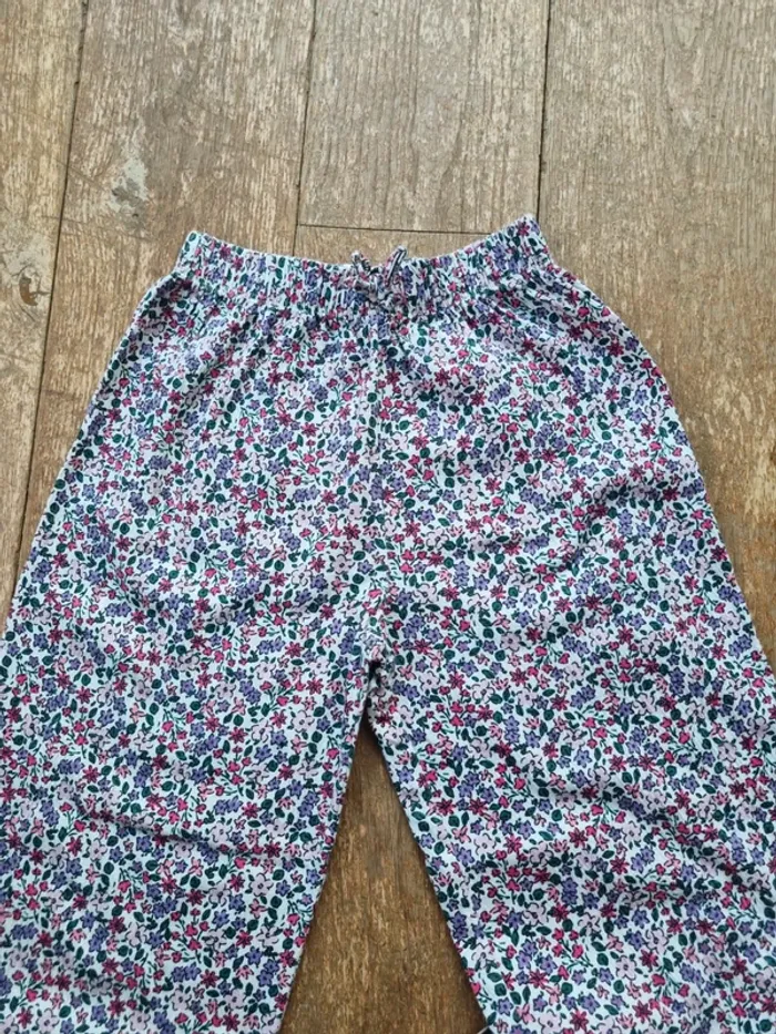 Pantalon fleuri vert baudet - photo numéro 3