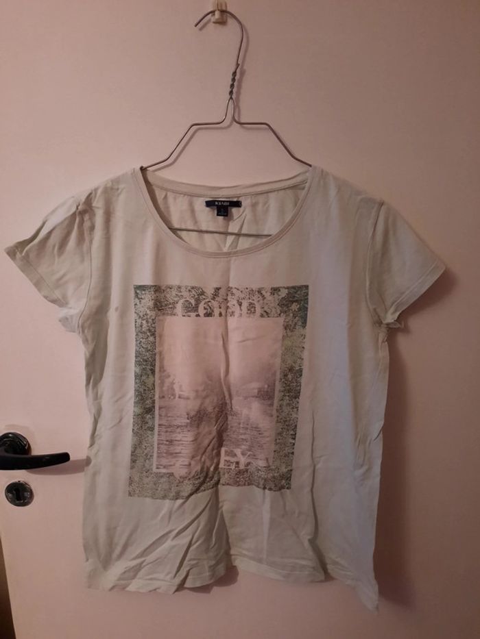 T-Shirt vert d'eau - Kiabi _ S/16 ans