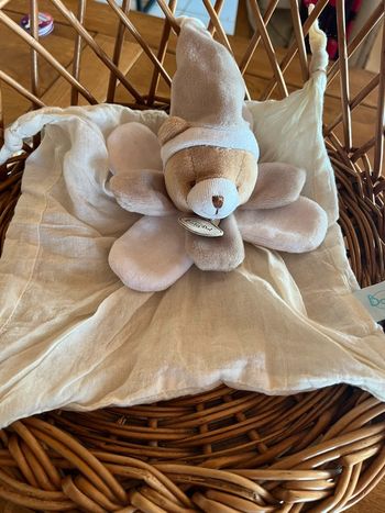 Doudou ours baby nat