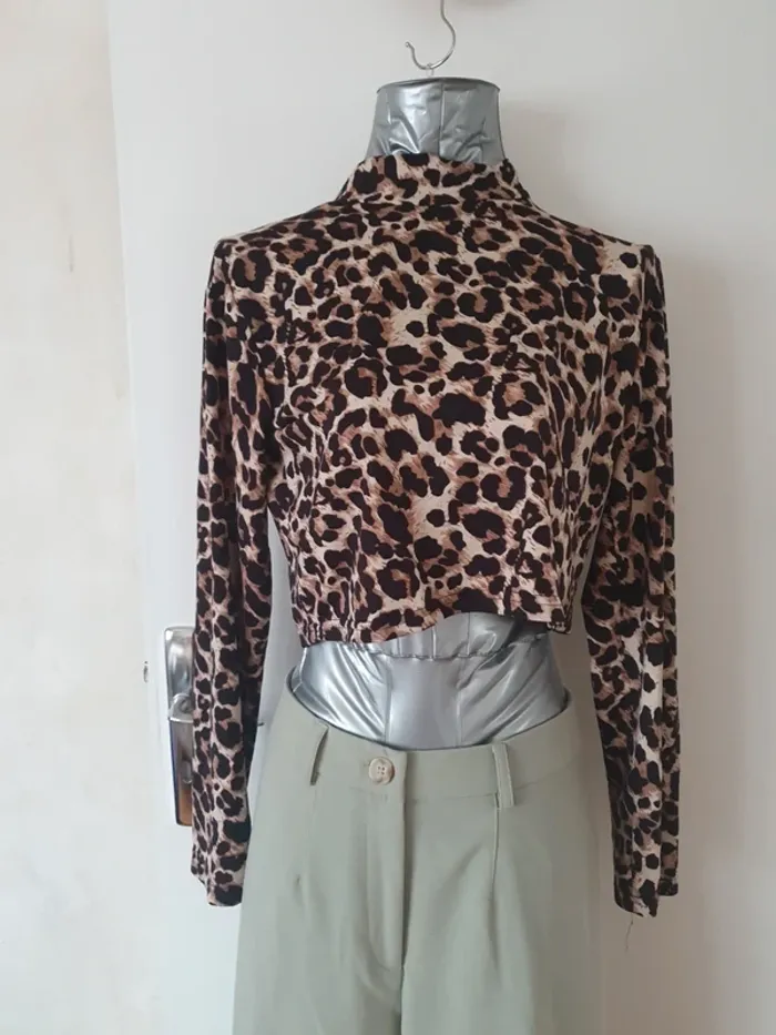 Crop top leopard