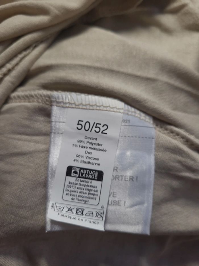 T shirt voile doublé grande taille - photo numéro 8