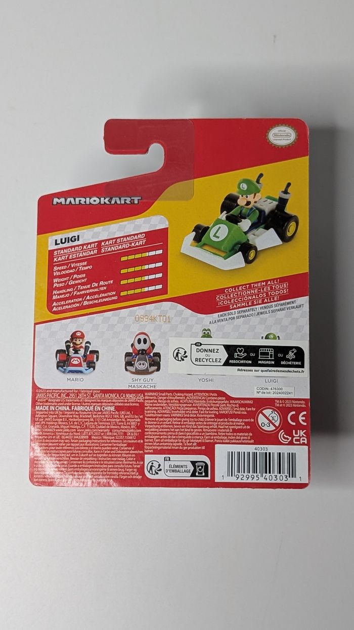 [Jakks] Mario Kart Luigi - photo numéro 2