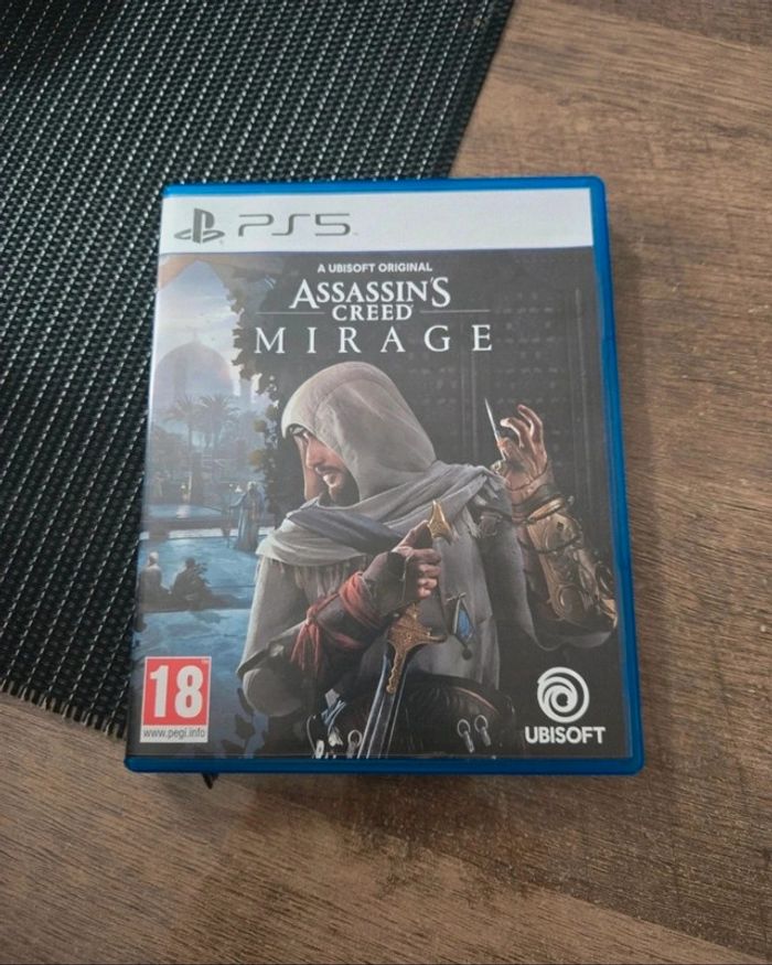 Jeu Ps5 Assassin's creed Mirage comme neuf
