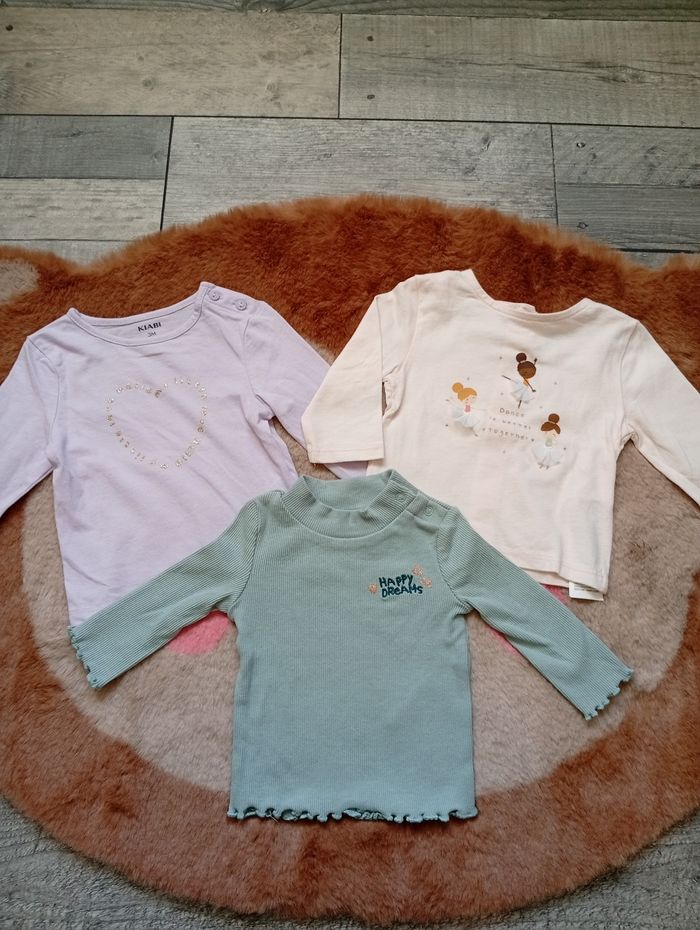 Lot de 3 pulls manches longues 3 mois fille