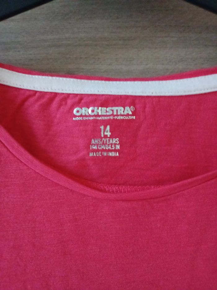 56. T-shirt Orchestra 14ans 164 porté 1x - photo numéro 4