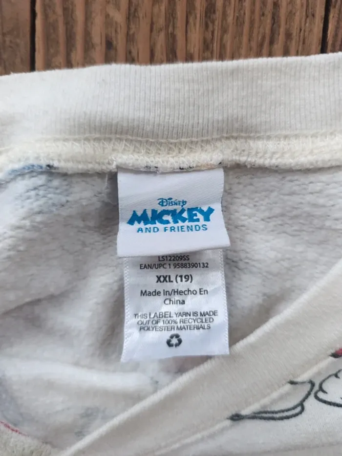 Sweat disney original Mickey and Friends vintage XXL - photo numéro 3
