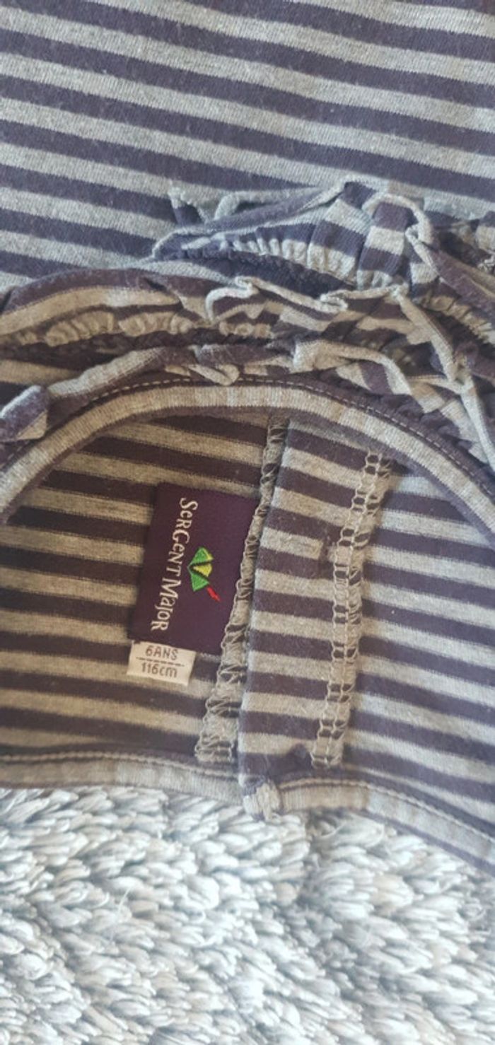 Tee-shirt manches longues Sergent Major - 6 ans - photo numéro 3