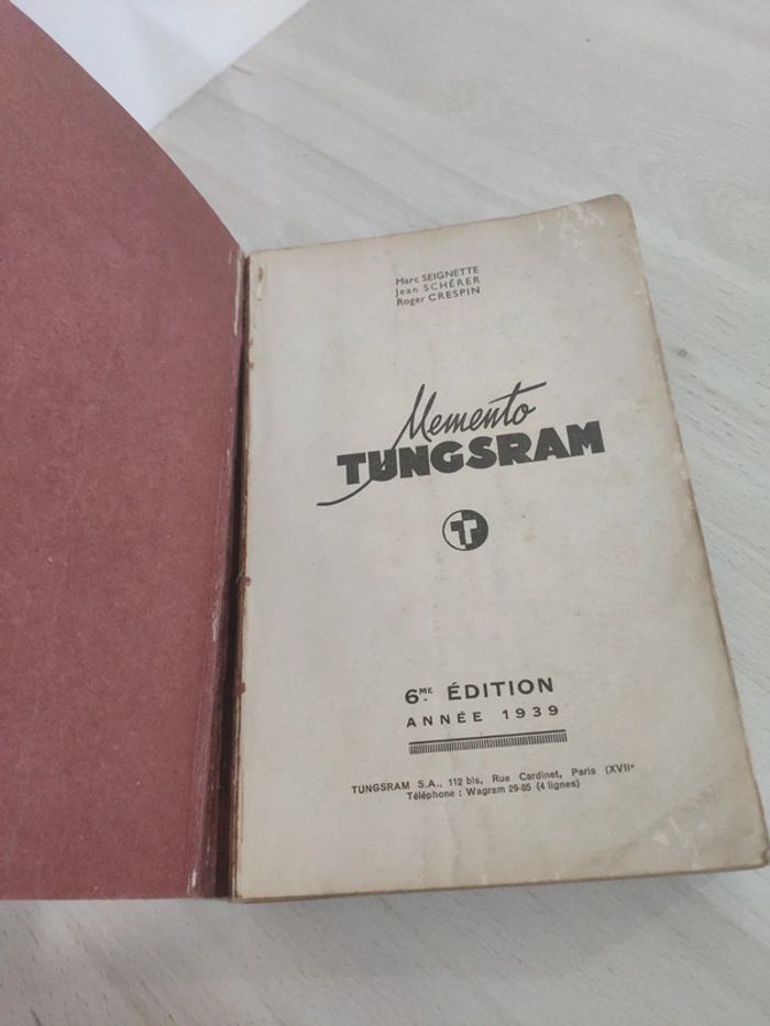 Livre 1939 mémento tungsram sur les lampes techniques dépannage - photo numéro 5