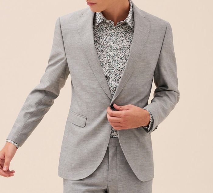 Veste de costume Gris - photo numéro 3