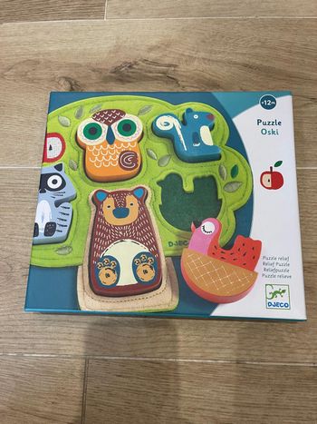 Puzzle bébé/enfant Oski – Djeco – Très bon état