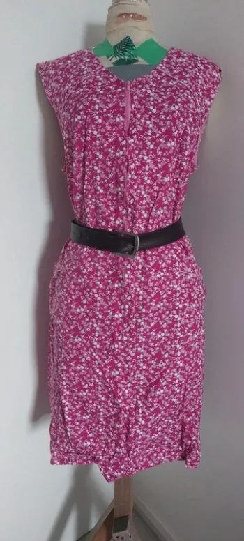 Robe/ blouse imprimée vintage - en très bon état, taille 54,  100% coton