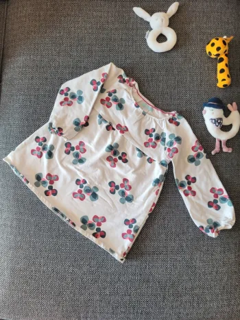 Robe manches longues molletonnée Obaibi 3 ans