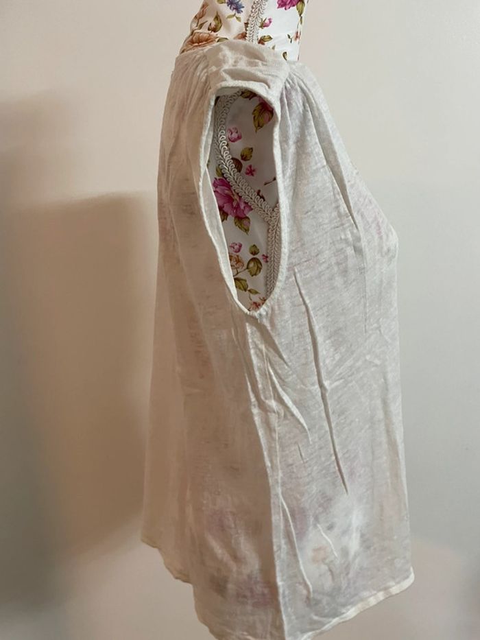 Haut blanc ample  Stefanel - photo numéro 3