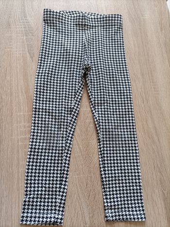 Legging noir et blanc - 4 ans fille