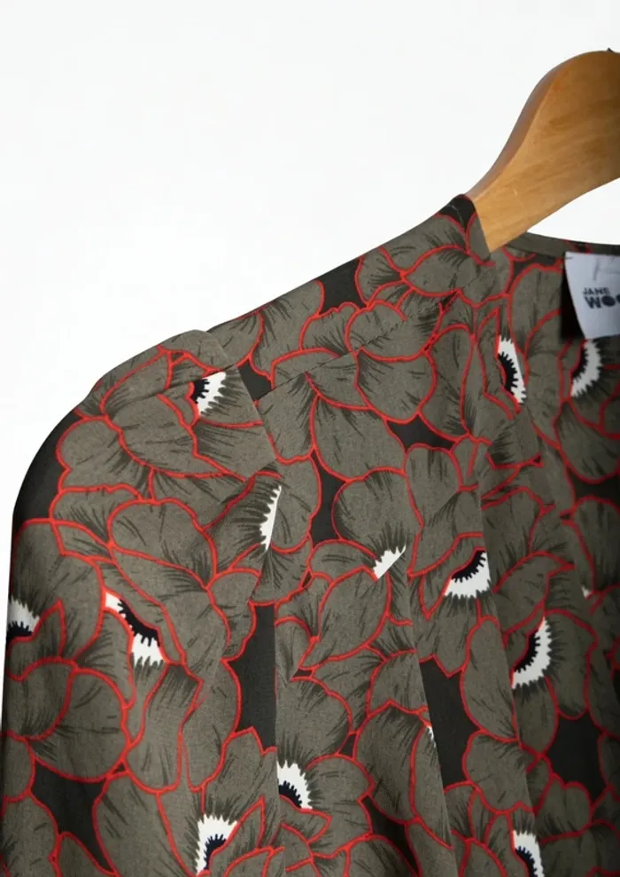 Robe portefeuille imprimée – Jane Wood Taille : 1 - photo numéro 4