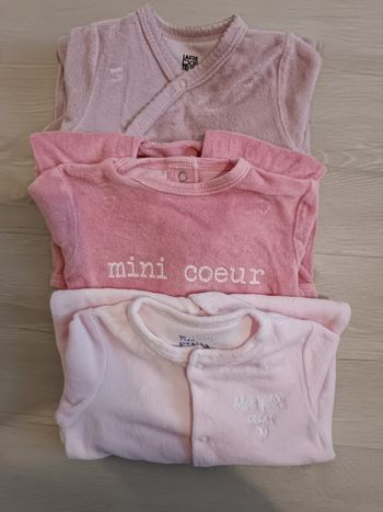 Lot pyjamas fille 3 mois