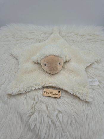 Doudou plat étoile Mouton Keeleco