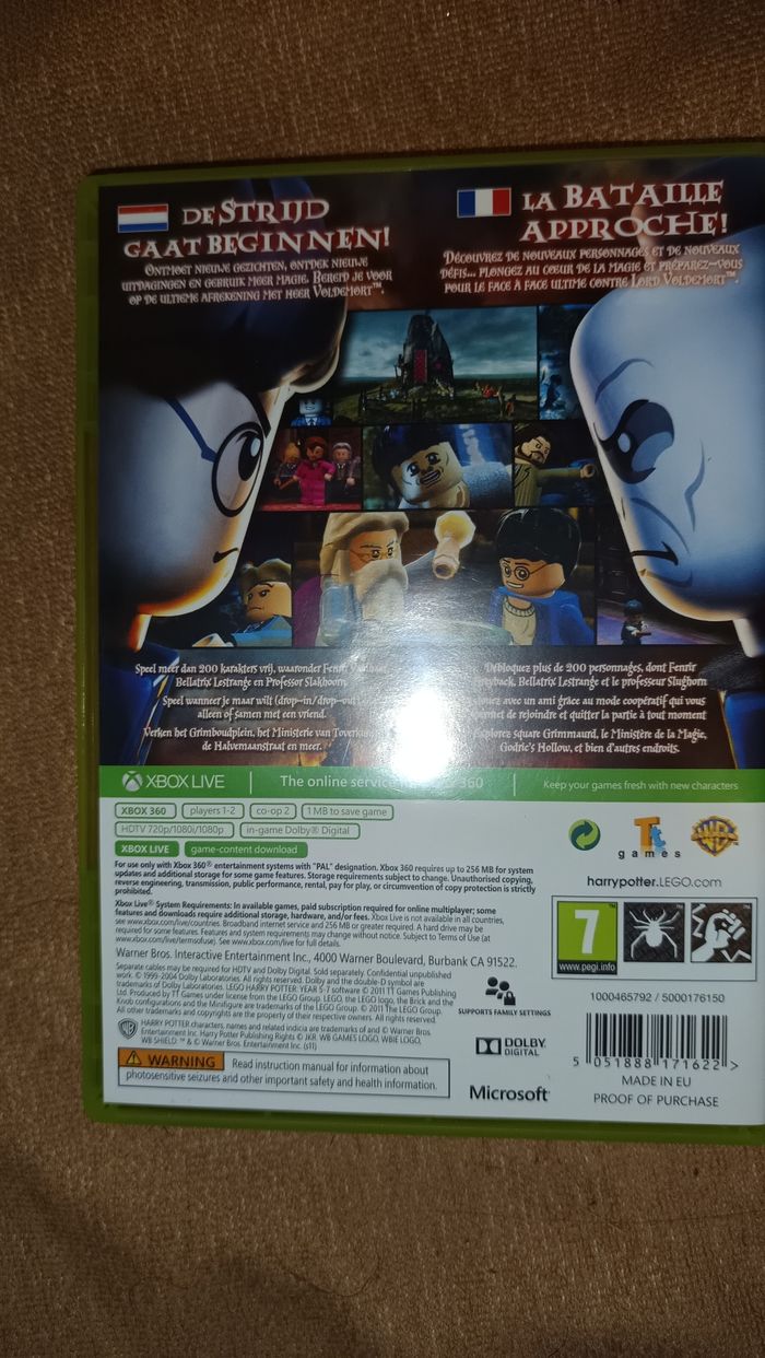 Harry Potter lego Xbox 360 - photo numéro 3