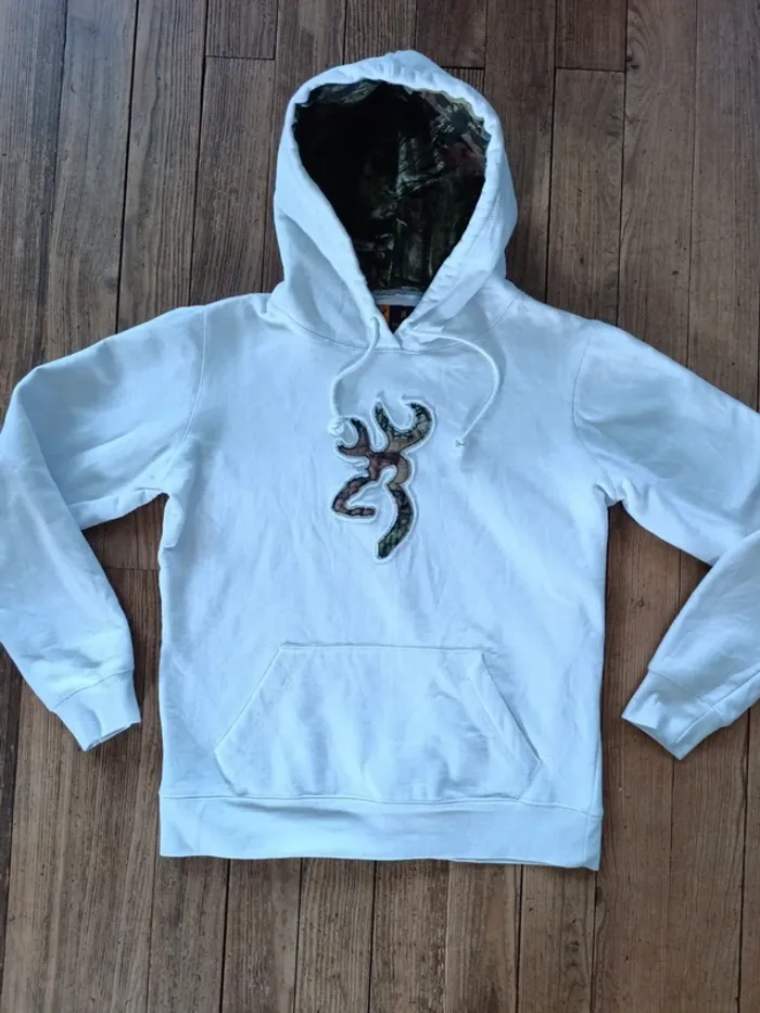 Sweat à capuche browning logo Realtree XL