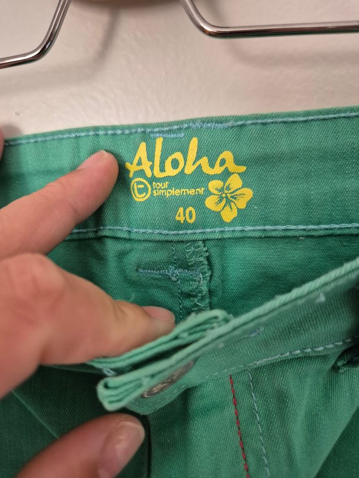 Superbe jupe verte taille 40 - photo numéro 4