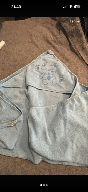 Serviette de bain bébé 