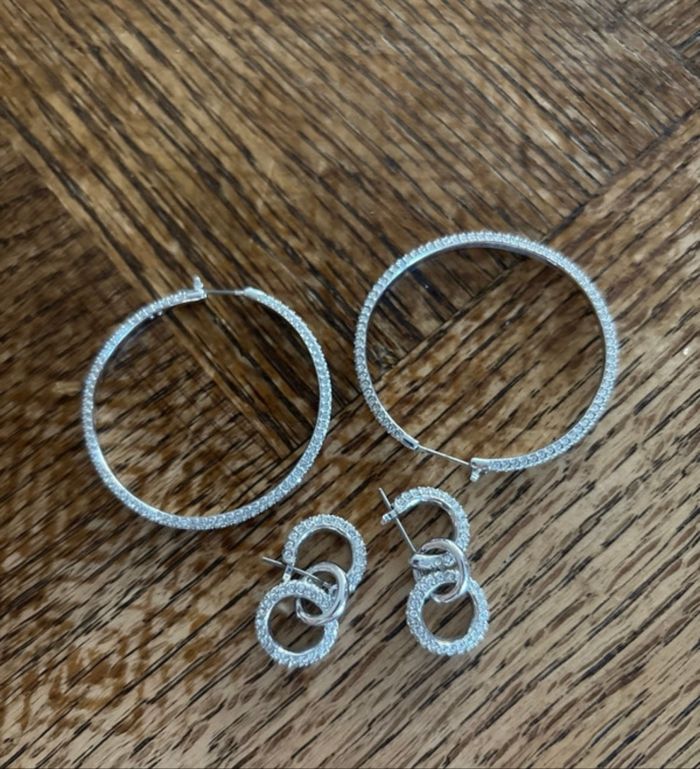 Collier et boucles d’oreilles Swarovski - photo numéro 2