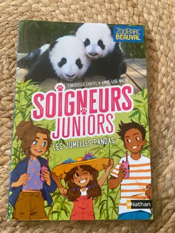 Livre Soigneurs Juniors Les jumelles pandas 🐼