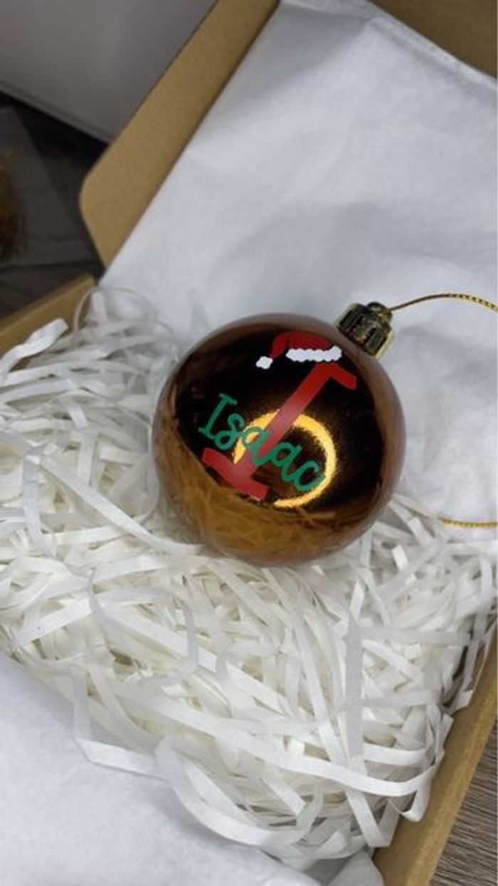 Boule de Noël personnalisée - photo numéro 2