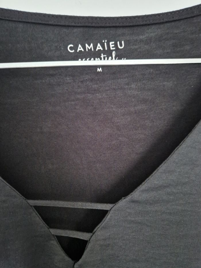 Blouse bi matière femme - photo numéro 2