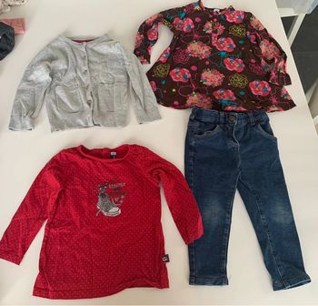 Lot 4 pièces mi-saison 24 mois