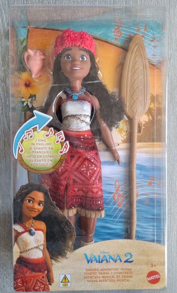 Poupée chantante vaiana 2 