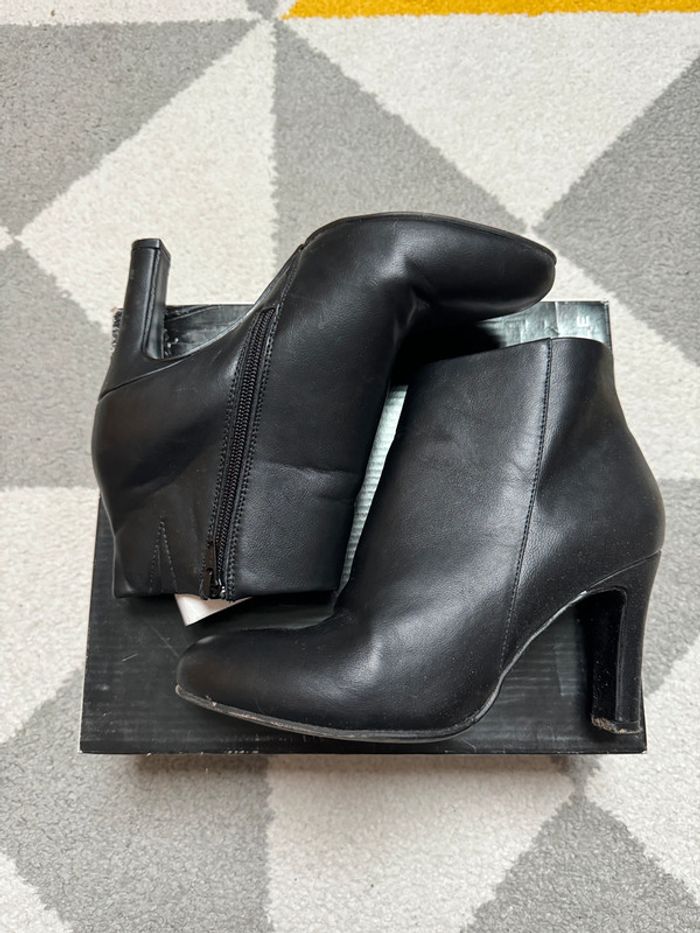 Bottines à talons La Halle Taille 39 - photo numéro 3